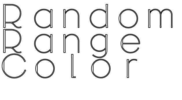 Random Range Color